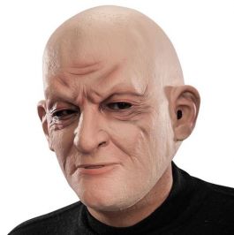 Latex masker man met kaal hoofd