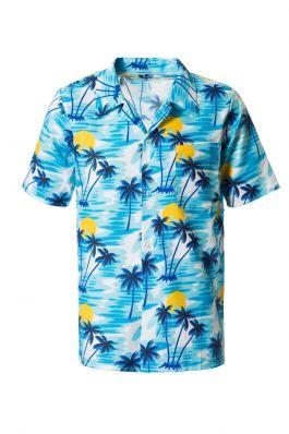 Hawai Shirt Blauw - S/M