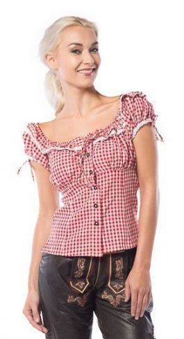 Liesl Rood/Wit - 2XL/44