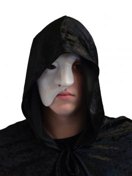 Half Gezichtsmasker Wit Pvc