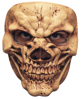 Face Mask - Skull 3 Tan
