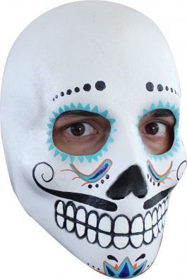 Volledig Hoofdmasker - Day of the Dead: Catrin Deluxe
