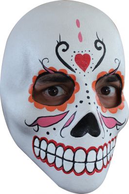 Volledig Hoofdmasker - Day of the Dead: Catrina Deluxe