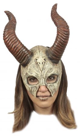 Chinless Mask - Mythical Horned Skull