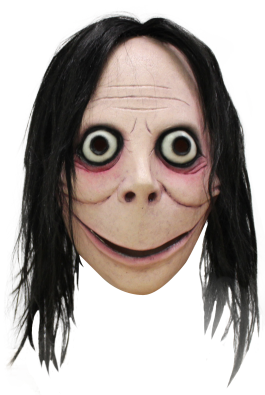 Face Mask with Hair - Creepypasta - Momo