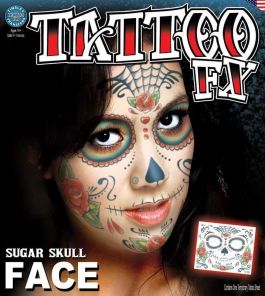 Costume Face Kits - Sugar Skull Face