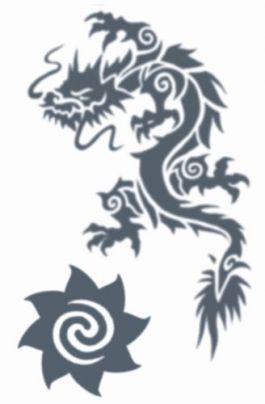 Tribal Tattoos - Tribal Dragon