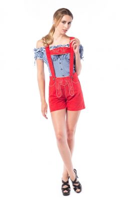 Trachtenhose Deluxe Rood - XS/34
