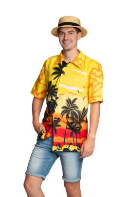 Hawai Shirt Paradise Geel - 2XL