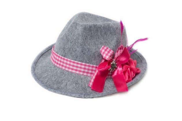 Oktoberfest Hat Theresia Grey Deluxe