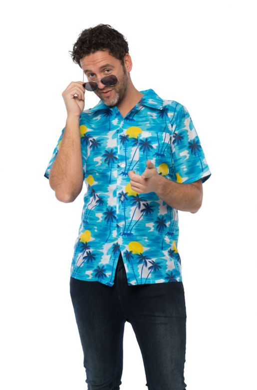 Hawai shirt Blauw