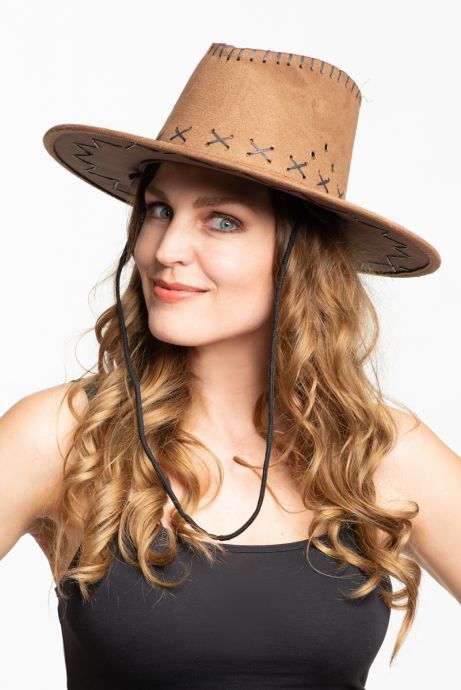 Cowboy Hat Brown - 6 Pack