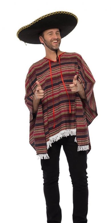 Poncho Deluxe (geweven) - One-Size