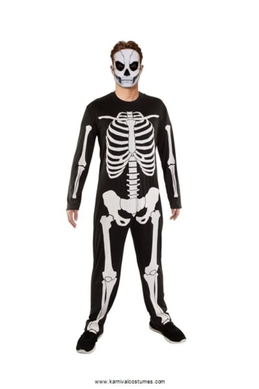 Mens Skeleton Costume
