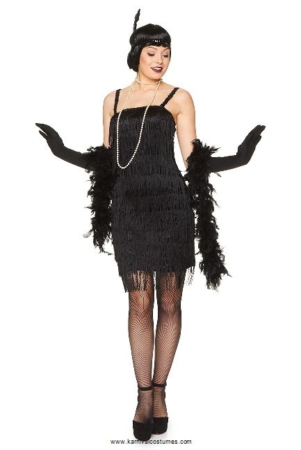 Black Flapper Dress