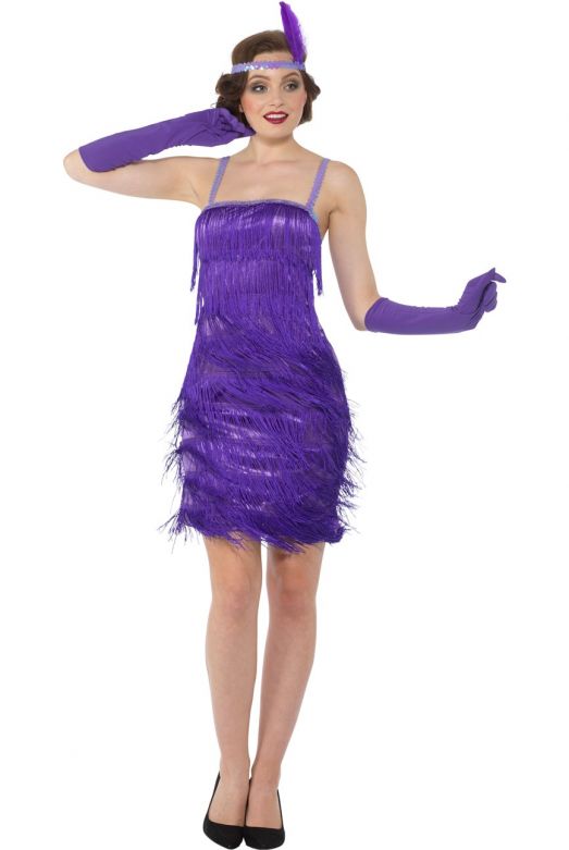 Purple Flapper Dress