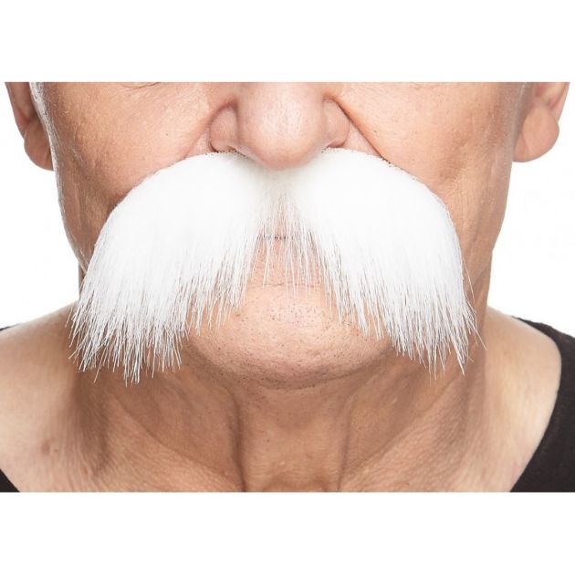 Walrus Mustache White - 6 Pack