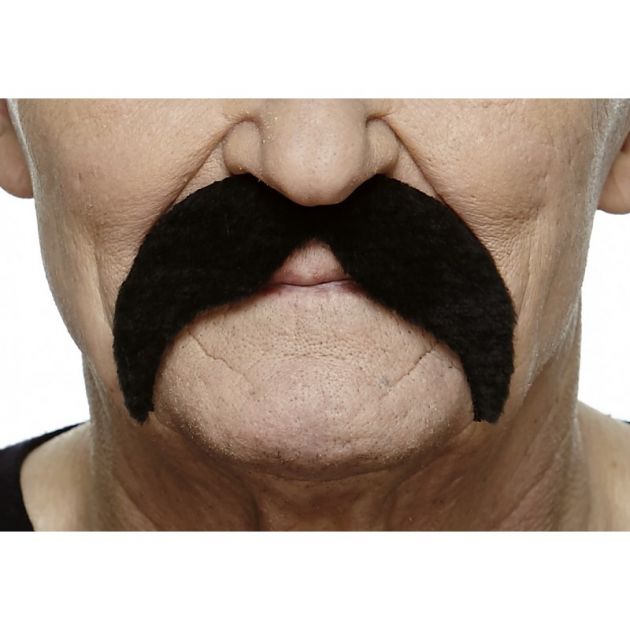 Walrus Mustache Black - 6 Pack