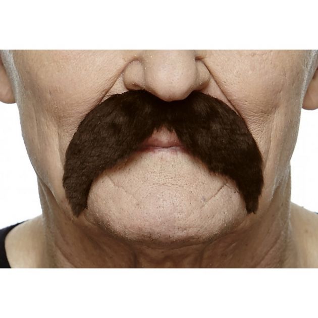 Walrus Mustache Darkbrown - 6 Pack