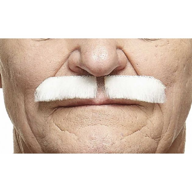 Mustache White - 6 Pack