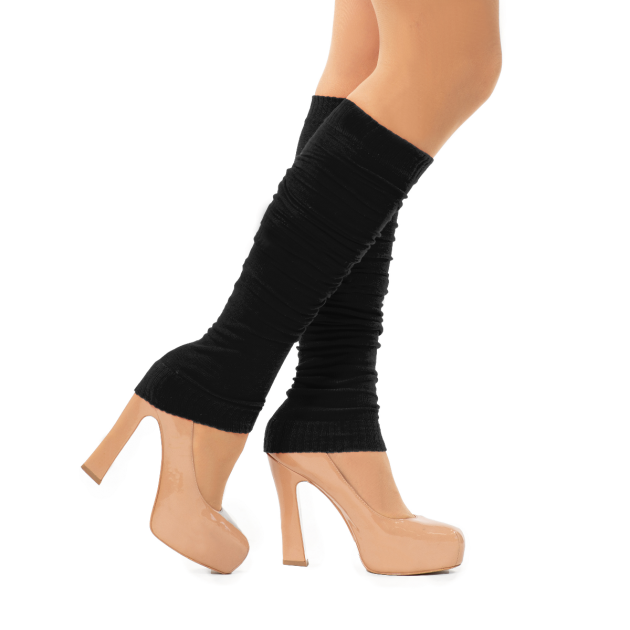 Legwarmers Black - 6 Pairs - One-Size