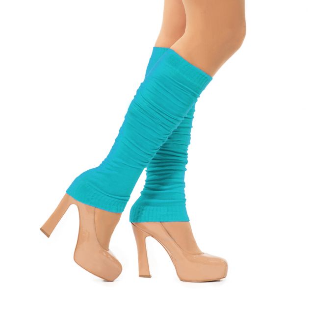 Legwarmers Turquoise - 6 Pairs - One-Size