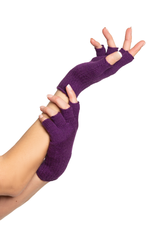 Vingerloze Handschoenen Paars - 6 Paar - One-Size