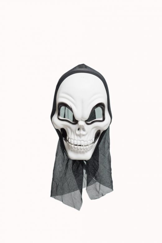 Skull Mask with Hood Pvc