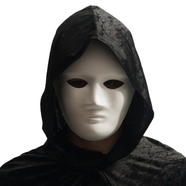 Mask White Face to be Painted