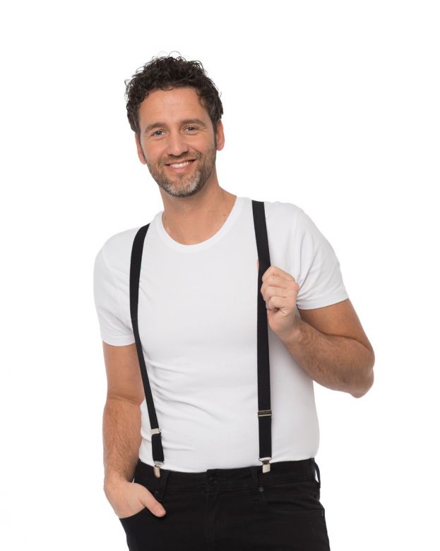 Suspenders Black - Width 2,5 cm