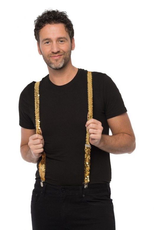 Suspenders Sequens Gold - Width 2,5 cm - 6 Pack
