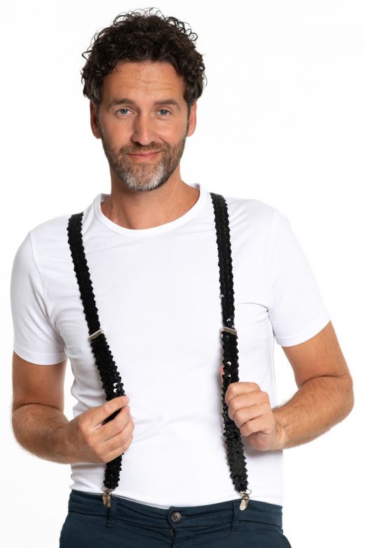 Suspenders Sequens Black - Width 2,5 cm