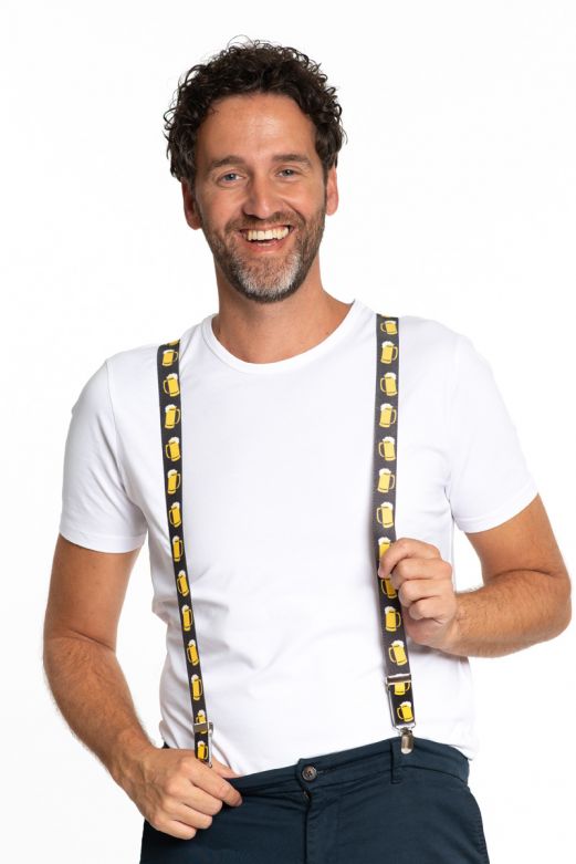 Suspenders Beer - Width 2,5 cm