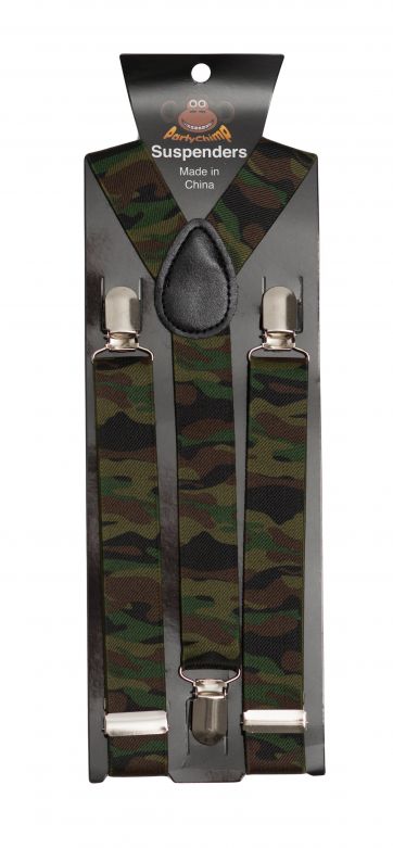 Suspenders Camouflage - Width 2,5 cm