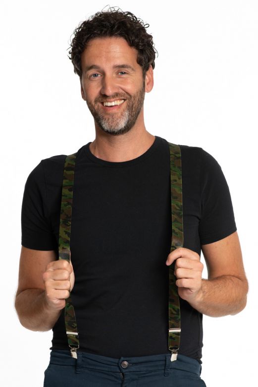 Suspenders Camouflage - Width 2,5 cm