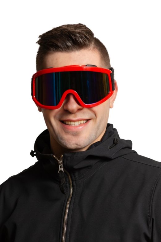 Ski Bril Rood - 6 Pack