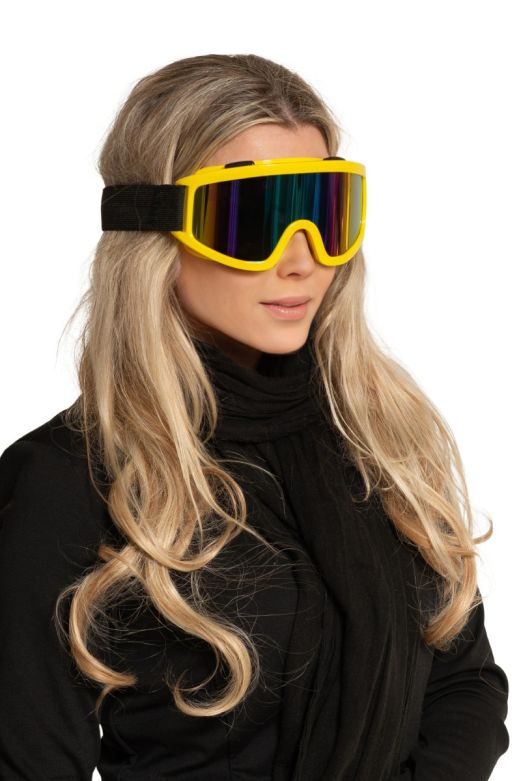 Ski Bril Geel - 6 Pack