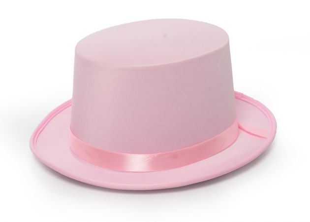 Top Hat Satin Pink - 6 Pack