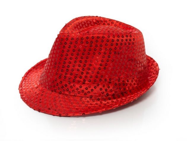 Spangles Hat Red