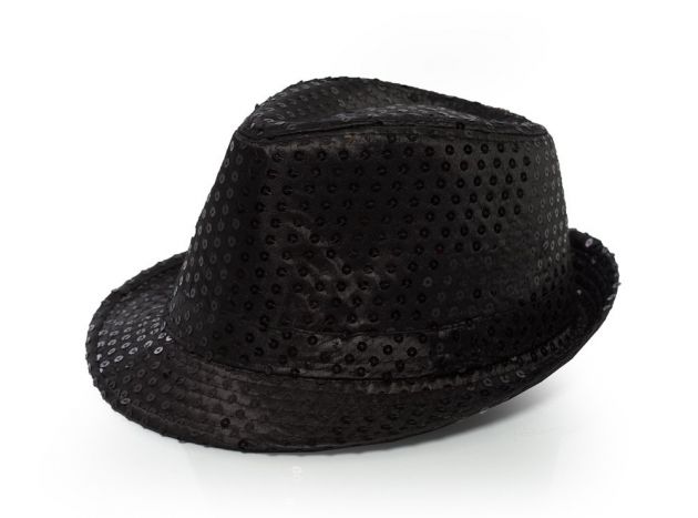 Spangles Hat Black