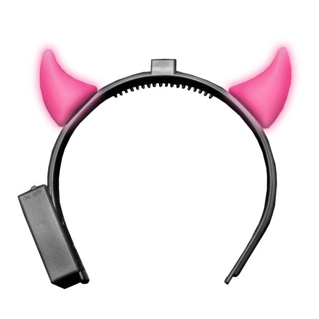 Devilhorns with Light Pink incl Battery - 6 Pack