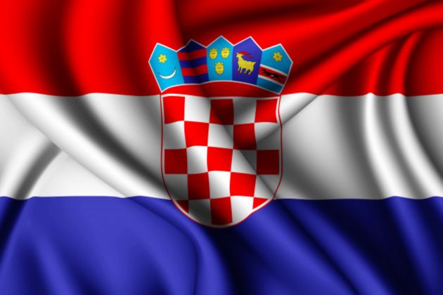 Country Flag Croatia 90 x 150 cm - 100% polyester