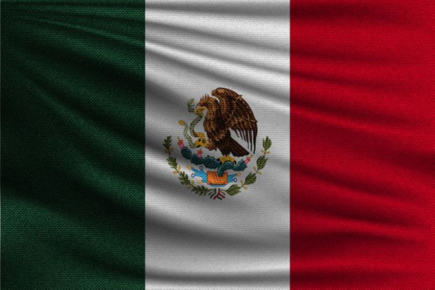 Country Flag Mexico 90 x 150 cm - 100% polyester