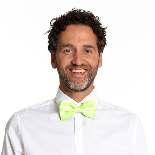Vlinderstrik Neon Groen - 6 Pack