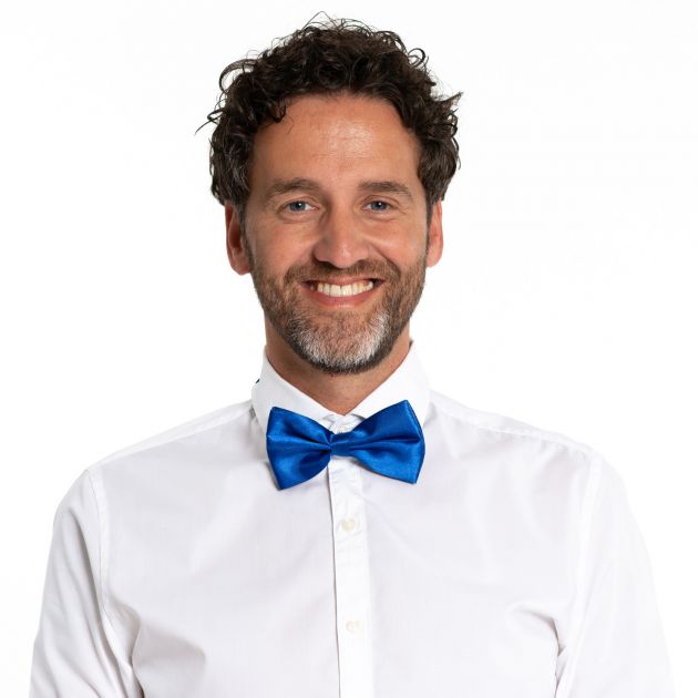Vlinderstrik Blauw - 6 Pack