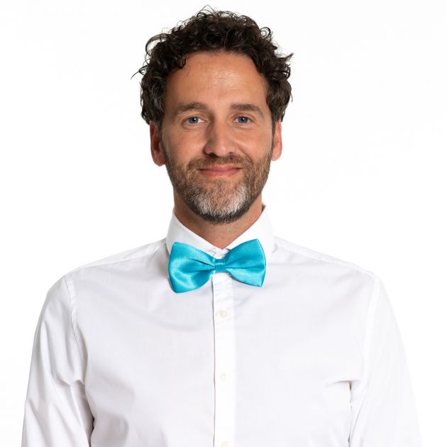 Vlinderstrik Turquoise