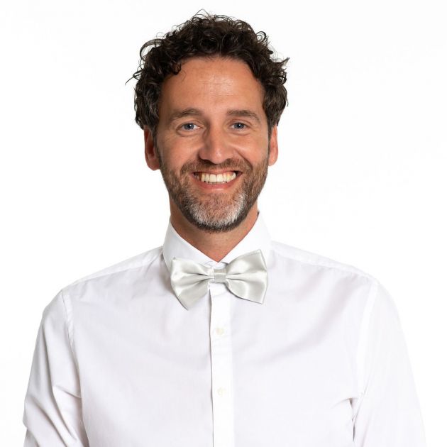 Bow Tie Silver - 6 Pack