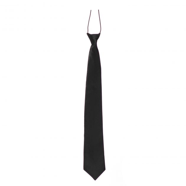 Tie Black - 50 cm - 6 Pack