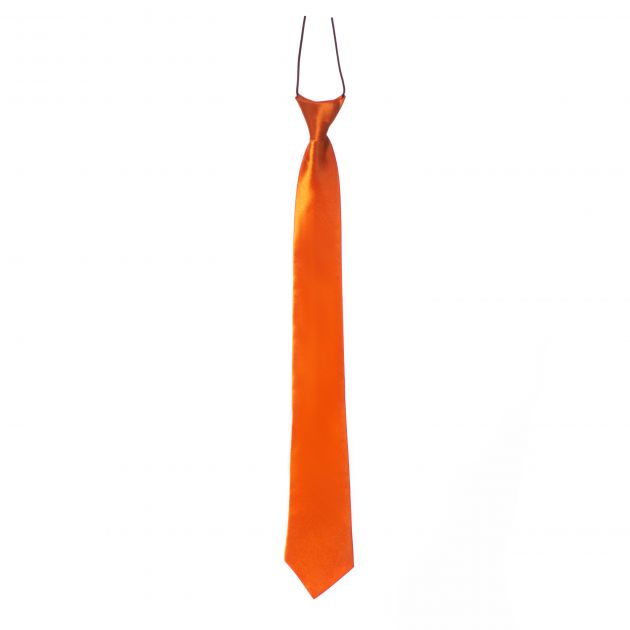 Tie Neon Orange - 50 cm - 6 Pack