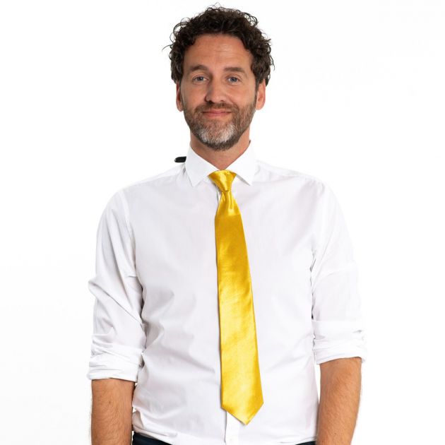 Tie Gold - 50 cm - 6 Pack